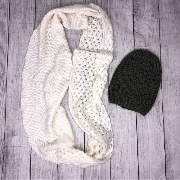 Charlotte Russe Accessories - Charlotte Russe beanie and mixit infinity scarf
